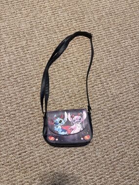 Disney Loungefly Stitch and Angel Crossbody Bag